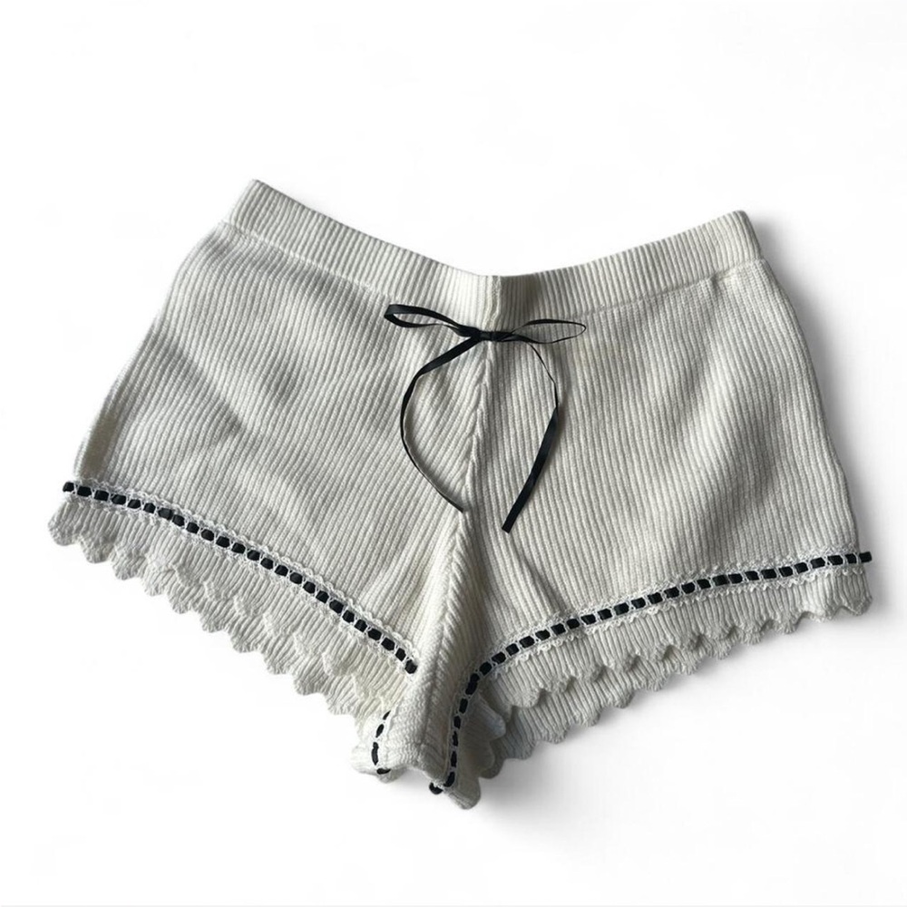 Wild Fable cream ribbed-knit sweater shorts